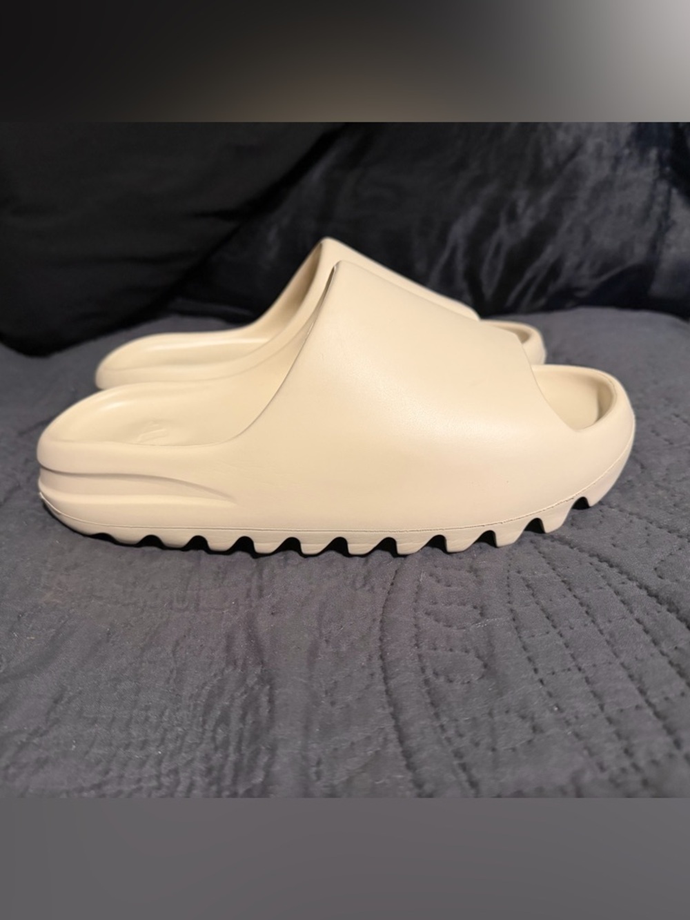 adidas Cream Slide Sandals